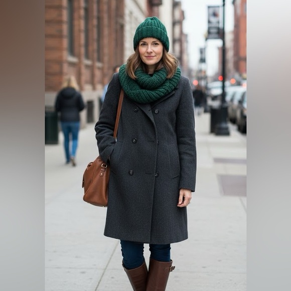 Pendleton Wool Coat in Dark Gray - Picture 2 of 7